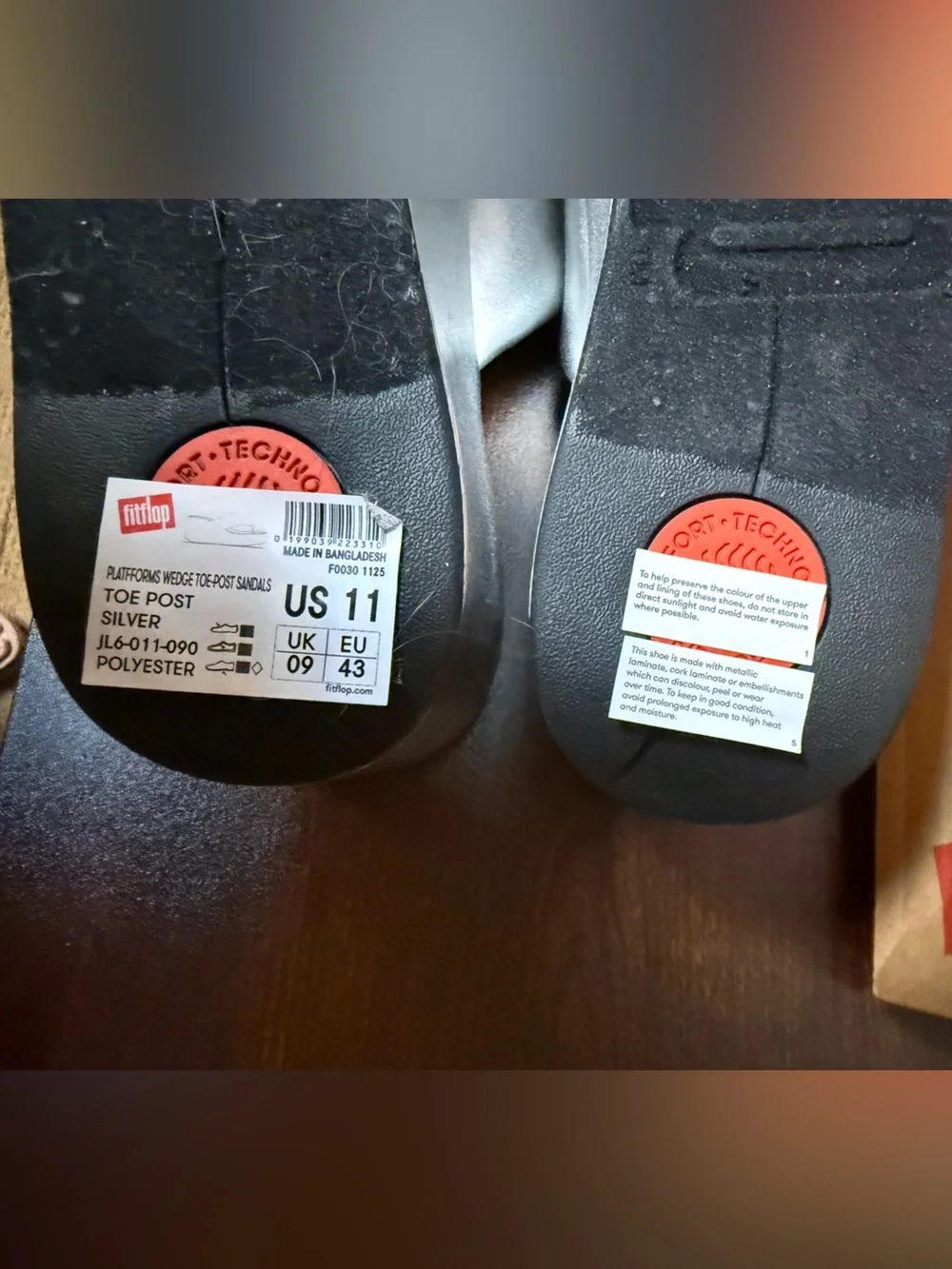 Fitflop bnib silver